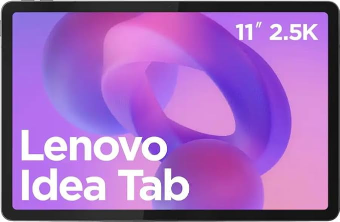 Lenovo Idea Tab 11" Tablet with Pen - Dimensity 6300 - 8GB RAM - 128 GB Storage - Android 15 - 2.5K - 90 Hz - Luna Grey (ZAFR0928US)