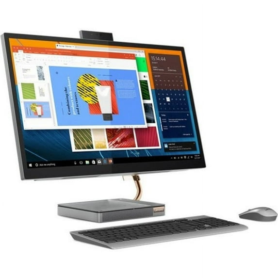 Lenovo IdeaCentre 5 27IMB05, 27\" QHD, Intel Core i7-10700T, 16GB RAM, 1TB HDD + 256GB SSD, Mineral Gray, Windows 10 Home, F0FA003NUS