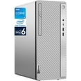 thumbnail image 1 of Lenovo IdeaCentre 5i Business Desktop Cloud Grey (Intel i5-12400, 32GB RAM, 8TB PCIe SSD, Intel UHD 730, Killer WiFi 6E, Bluetooth 5.3, RJ-45, Win 10 Pro) w/USB KYB/USB Mouse, 1 of 7