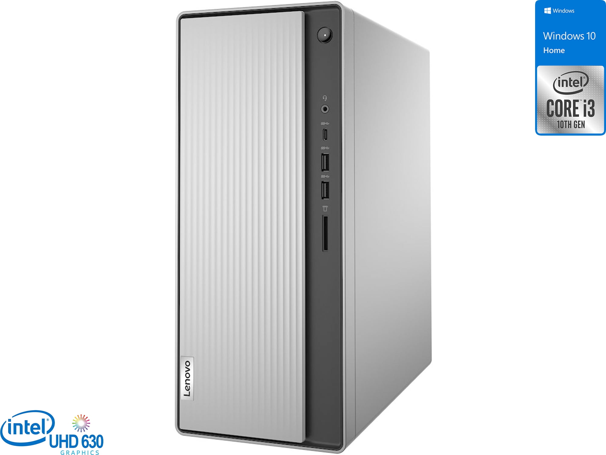Lenovo IdeaCentre 5i Desktop, Intel Core i3-10100 Upto 4.3GHz, 8GB 