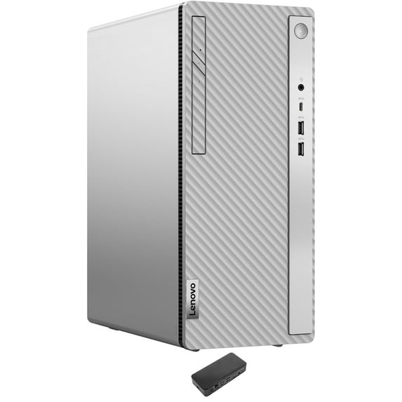 Lenovo IdeaCentre 5i Home/Business Desktop (Intel i5-12400 6-Core, Intel UHD 730, 64GB RAM, 256GB PCIe SSD + 1TB HDD (2.5), Wifi, Bluetooth, Win 11 Home) with USB-C Dock