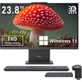 thumbnail image 1 of Lenovo IdeaCentre AIO 3 23.8" FHD All-in-One Desktop, Ryzen 5 7535HS, 32GB DDR5, 1.16TB Storage(1TB SSD+160GB Docking Station Set), Radeon 660M, Wireless Keyboard & Mouse, Win 11, Gray, 1 of 9