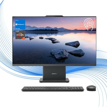 Lenovo IdeaCentre I Daily All-in-One, 27" FHD Touchscreen, AMD Ryzen 7 7735HS, 16GB DDR5 RAM, 1TB SSD, HDMI, Wireless KB & Mouse, Wi-Fi 6, Windows 11 Home