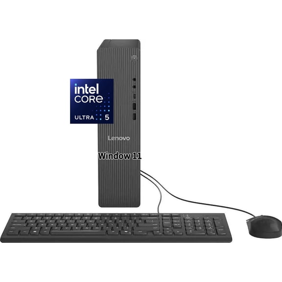 Lenovo IdeaCentre Tower 91CF000DUS Desktop Computer,Intel® Core™ Ultra 5 225 Processor, 16 GB DDR5 512 GB SSD ,Copilot,HDMI, Wi-Fi 6E, RJ-45, Windows 11 Pro