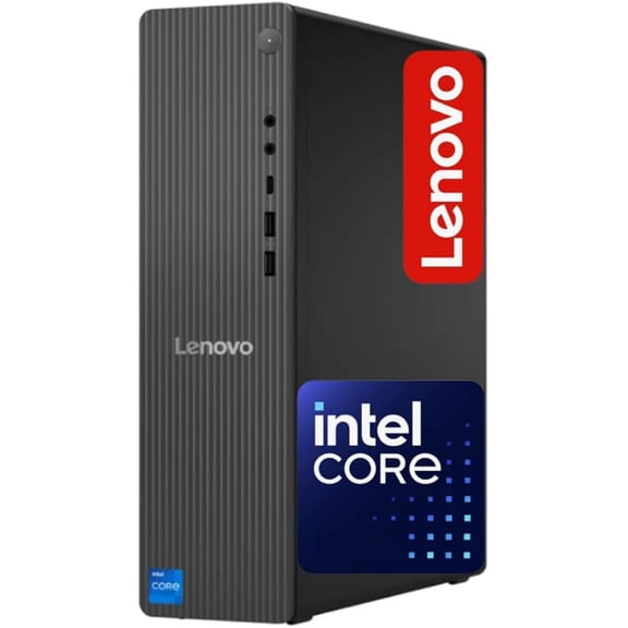 Lenovo IdeaCentre Tower Desktop Computer,Intel® Core™ Ultra 5 225 Processor (up to 4.9 GHz), 16 GB DDR5 1 TB SSD , Black, Windows 11 Pro