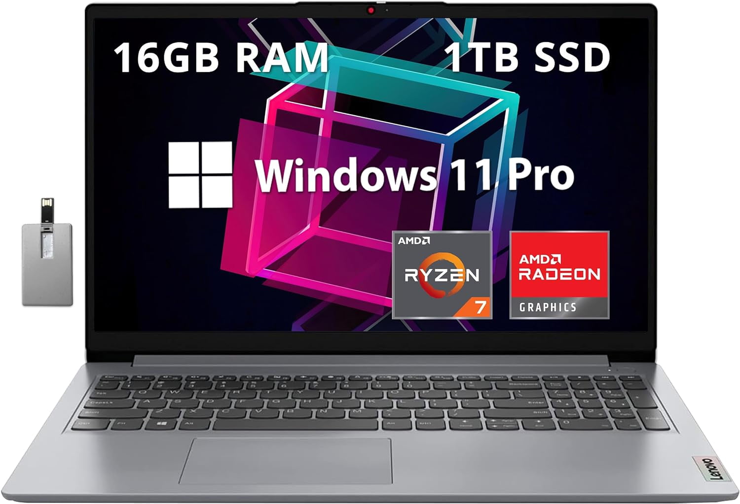 【Ryzen7／16GB／1TB／Office】Lenovo IdeaPad Amazon.com: Lenovo IdeaPad 1 Business Laptop, 15.6