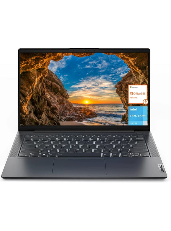 Lenovo IdeaPad 1 15.6" FHD Laptop, Intel Quad-Core Pentium Silver N6000, 12GB RAM, 512GB SSD, 128GB eMMC, 1-Year Office 365, Intel UHD Graphics, Wi-Fi 6, Bluetooth, Windows 11 Home in S Mode