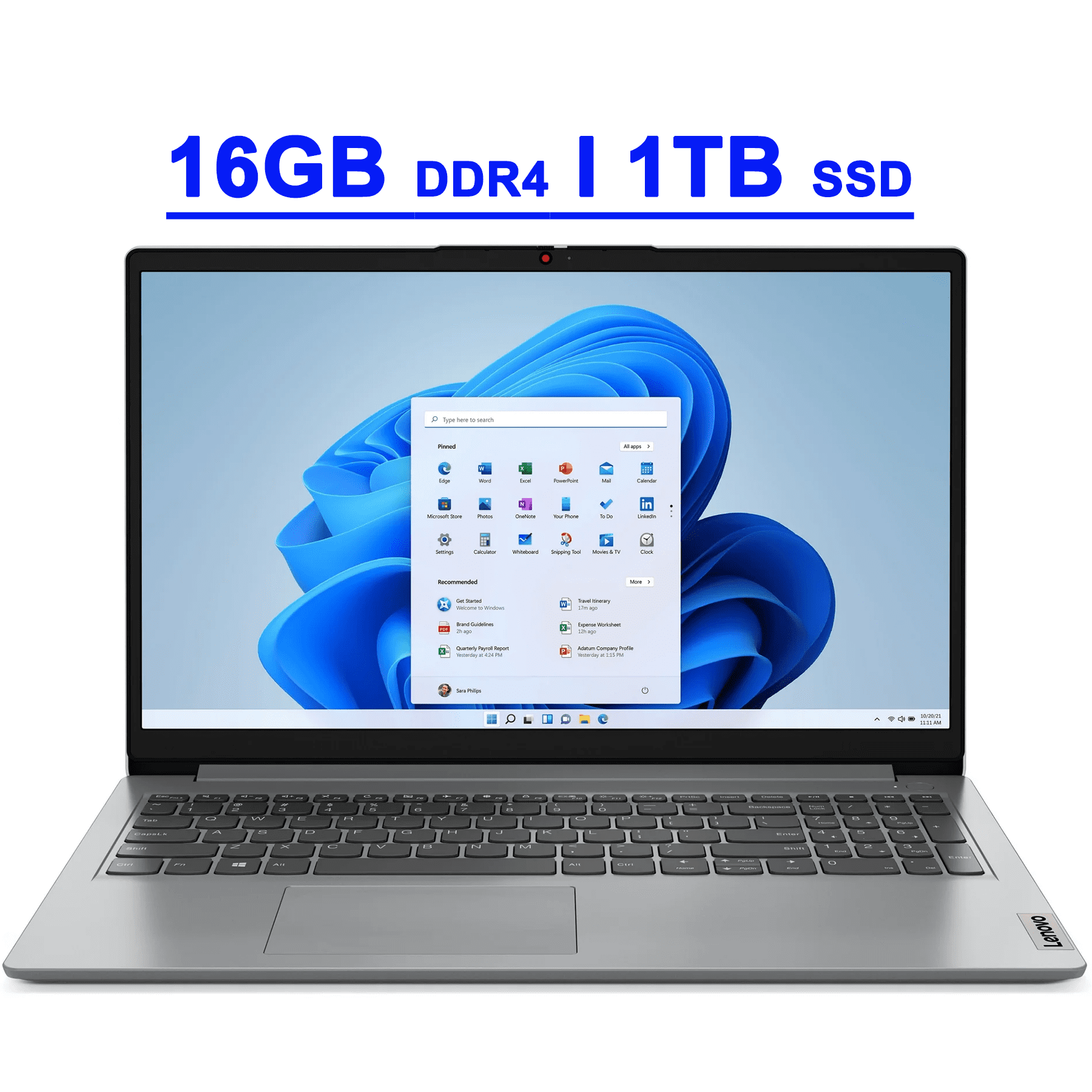 Lenovo IdeaPad 1 Premium Business Laptop 15.6