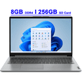 thumbnail image 1 of Lenovo IdeaPad 1 Premium Student Laptop 15.6" HD Anti-glare Intel Celeron N4500 8GB DDR4 128GB eMMC + 256GB SD Card USB-C Privacy Camera Long-Lasting Battery Microsoft365 (1-year) Win11, 1 of 8