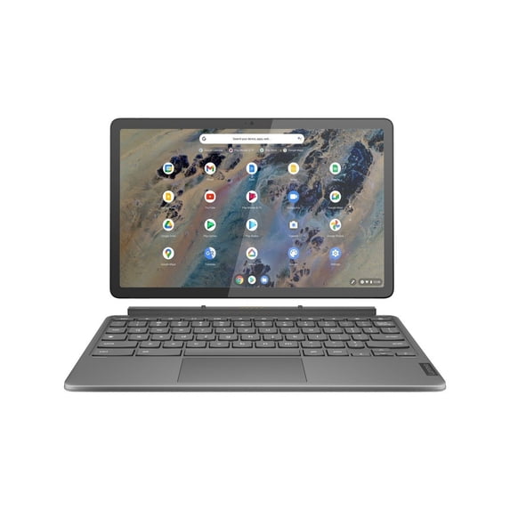 Lenovo IdeaPad Duet 3 Chromebook 11Q727 82T6 - With detachable keyboard - Snapdragon 7c Gen 2 - Kryo 468 - Chrome OS - Qualcomm Adreno - 8 GB RAM - 128 GB eMMC - 10.95" IPS touchscreen 2000 x 1200 (2K) - Wi-Fi 5 - dual tone storm gray - kbd: US English