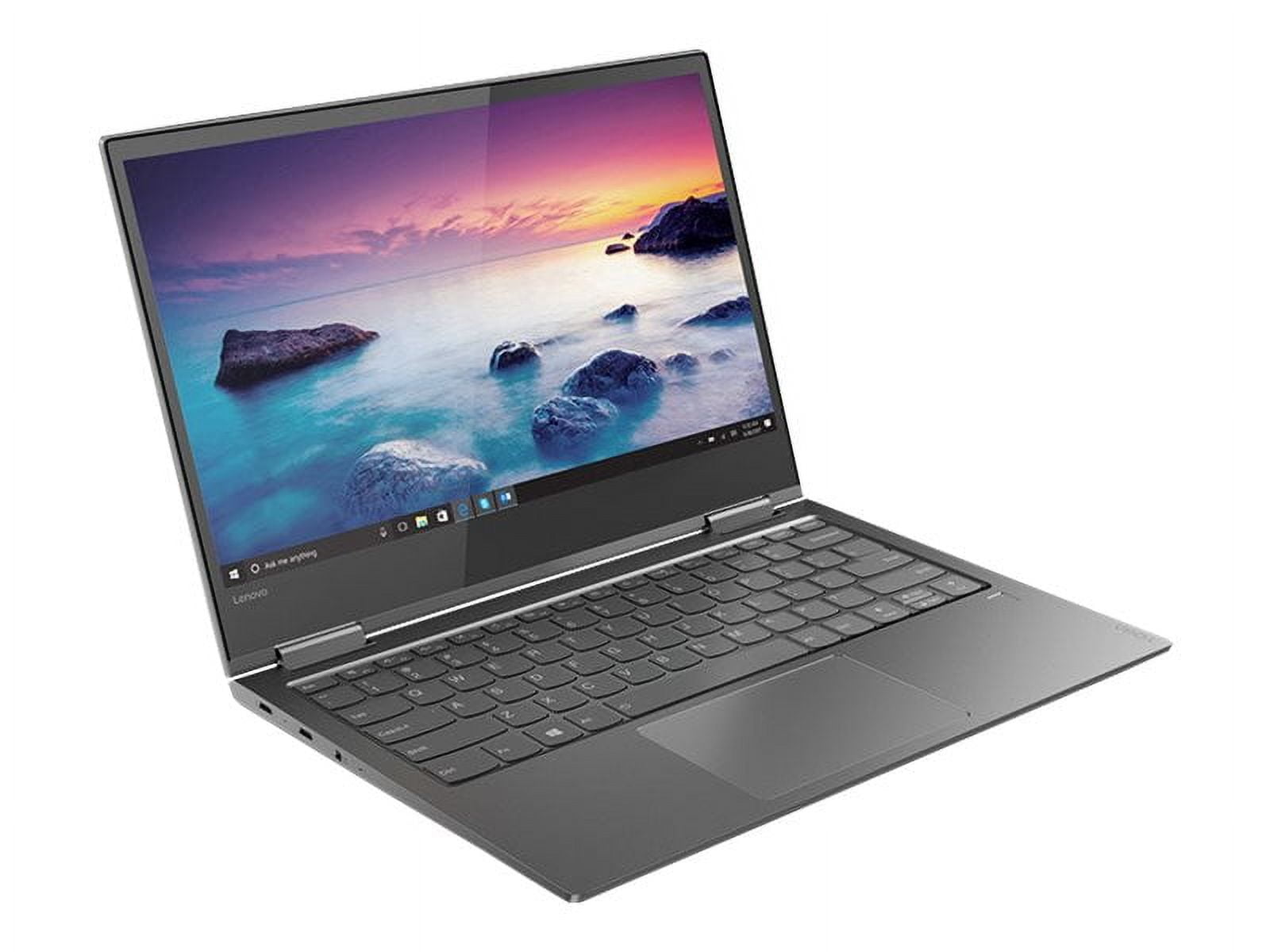 Lenovo Yoga 730-13IKB 81CT - Flip design - Intel Core i5 - 8250U / up to 3.4 GHz - Win 10 Home 64-bit - UHD Graphics 620 - 8 GB RAM - 256 GB SSD - 13.3" IPS touchscreen 1920 x 1080 (Full HD) - Wi-Fi 5 - platinum - kbd: US