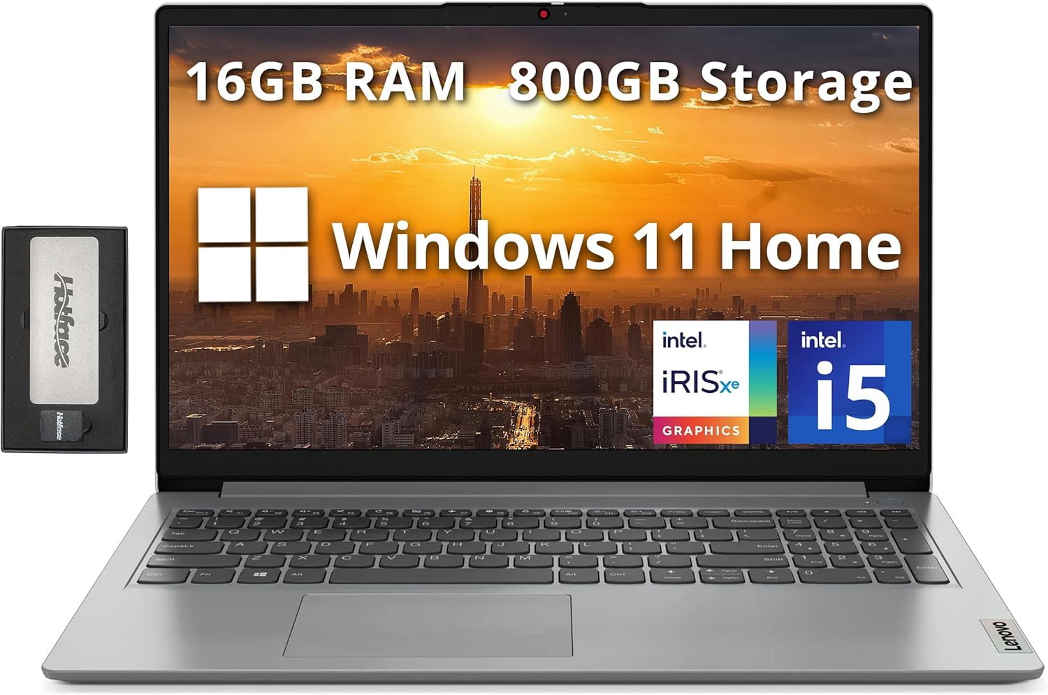 Lenovo 100w Gen 4 11.6" HD Laptop - Intel N100, 4GB RAM, 288GB Storage, Windows 11 Pro (Includes Docking Station Set)