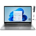 thumbnail image 1 of Lenovo IdeaPad 1i 15.6" FHD Touchscreen Laptop, Intel Core i3-1215U, 16GB RAM, 512GB SSD, Media Card Reader, Windows 11 Home, Cloud Gray with Mazepoly Accessories, 1 of 8