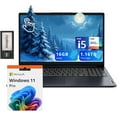 thumbnail image 1 of Lenovo IdeaPad 1i 15.6" FHD Touchscreen Laptop, Intel i5 1235U, 16GB RAM, 1.16TB Storage(1TB SSD + 160GB Docking Station), Intel Iris Xe Graphics, HD Camera, Dolby Audio, Wi-Fi 6, Win 11 Pro, Blue, 1 of 9