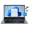 thumbnail image 1 of Lenovo IdeaPad 1i 15.6 inch FHD Touch Laptop, Intel Core i5-1335U, 24GB DDR4 RAM, 512GB SSD, Windows 11 Home, Wi-Fi, Intel Iris Xe Graphics, Abyss Blue with Mazepoly Accessories, 1 of 7
