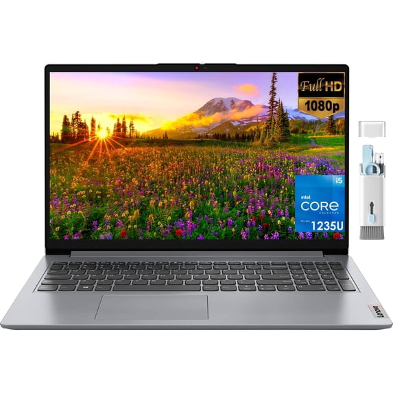 Lenovo IdeaPad 1i High Performance Business Laptop, 15.6" FHD Anti-Glare, Intel Core i5-1235U, 40GB RAM, 1TB SSD, Intel Iris Xe Graphics, Wi-Fi 6, SD Card Reader, Windows 11 Home in S mode