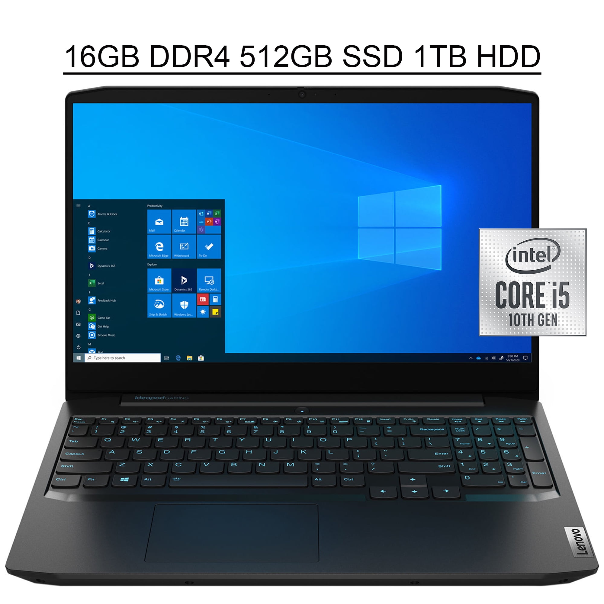 Lenovo IdeaPad 15 Gaming Laptop FHD IPS Display 10th Gen