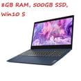 thumbnail image 1 of Lenovo IdeaPad 3 15" Laptop, Intel i3-1005G1 Dual-Core Processor, 8GB RAM, 500GB SSD, Windows 10 S - Abyss Blue, 1 of 1