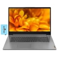 thumbnail image 1 of Lenovo IdeaPad 3 17.3" HD+ 60Hz IPS Display Laptop (Intel i7-1165G7 4-Core, Intel Iris Xe, 12GB RAM, 256GB PCIe SSD, Fingerprint, WiFi 6, Bluetooth 5.2, HD Webcam, HDMI, Win 11 Pro) with Hub, 1 of 7