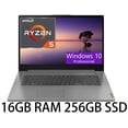 thumbnail image 1 of Lenovo IdeaPad 3 Laptop, 17.3" FHD IPS Display, AMD Ryzen 5 5625U&nbsp;6-Core&nbsp;Processor, AMD Radeon Graphics, 16GB DDR4 256GB PCIe SSD, Wi-Fi 6, Fingerprint Reader, Windows 10 Pro, 1 of 5