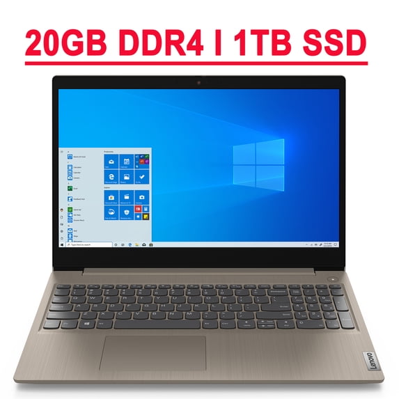 Lenovo IdeaPad 3 Premium Business Laptop 15.6" FHD Display AMD Quad-Core Ryzen 5 3500U 20GB DDR4 1TB SSD Integrated AMD Radeon Vega 8 Graphics HDMI WIFI5 Up To 9 Hours Of Battery Life Win10