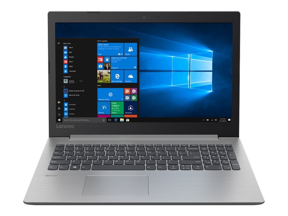 Lenovo IdeaPad 330-15IGM 81D1 - Intel Pentium Silver - N5000 / up to 2.7  GHz - Win 10 Home 64-bit - UHD Graphics 605 - 4 GB RAM - 500 GB HDD -  DVD-Writer - 15.6