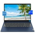thumbnail image 1 of Lenovo IdeaPad 3i 15 15.6" FHD Windows 11 Pro Business Laptop Computer, 11th Gen Intel Dual-Core i3-1115G4, 8GB RAM 512GB PCIe SSD, Fingerprint Reader, BT, HDMI, Abyss Blue, 1 of 7