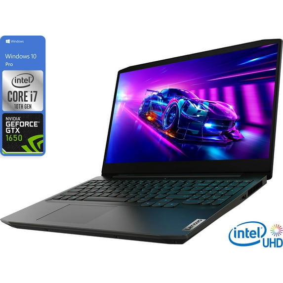 Lenovo IdeaPad 3i Gaming Notebook, 15.6" IPS FHD Display, Intel Core i7-10750H Upto 5.0GHz, 8GB RAM, 512GB NVMe SSD + 500GB HDD, NVIDIA GeForce GTX 1650, HDMI, Wi-Fi, Bluetooth, Windows 10 Pro