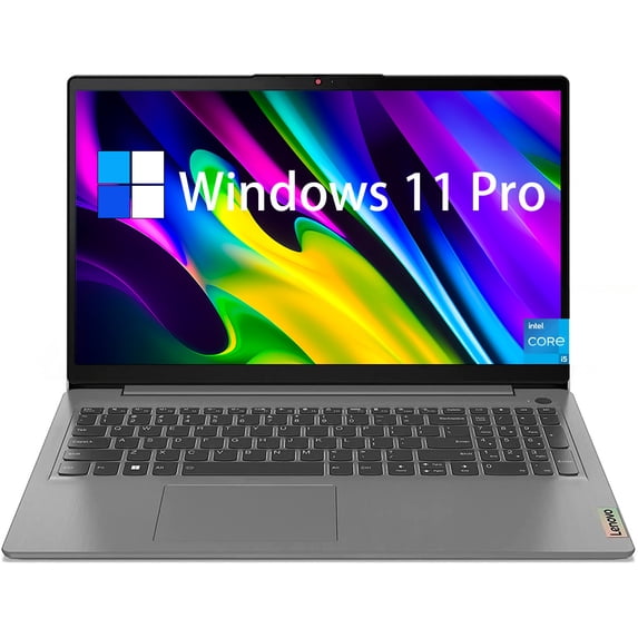 Lenovo IdeaPad 3i Laptop, 15.6 Inch FHD Touch Screen Display, Intel i5-1135G7, 8GB RAM, 128GB SSD, Windows 11 Pro, SD Card Reader, for Business, College Students, Arctic Grey