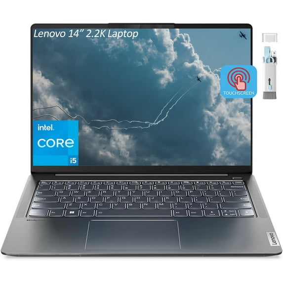 Lenovo IdeaPad 5 Pro Laptop, 14" 2.2K IPS Touchscreen, Intel Core i5-1240P Processor (12 Core), 8GB RAM, 2TB SSD, Backlit Keyboard, Wi-Fi 6, Bluetooth 5.1, USB-C, Webcam, Windows 11 Home