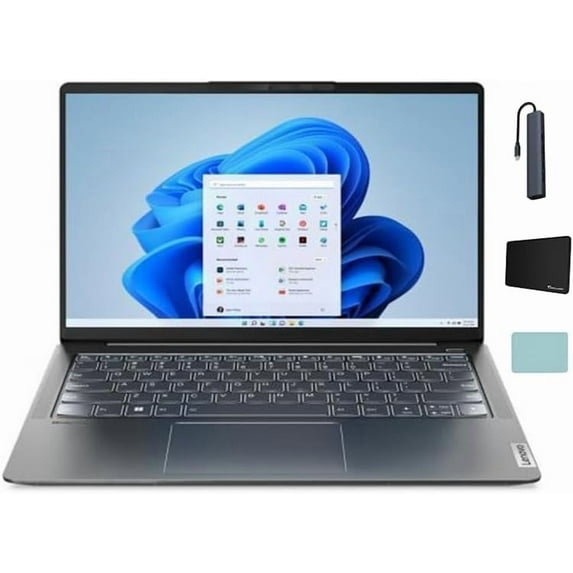 Lenovo IdeaPad 5i Pro Business 14" 2.2K Touchscreen, Intel Core i5-1240P, 8GB DDR5 RAM , 1TB SSD, Intel Iris Xe Graphics, Windows 11 Home, Storm Gray + Tigology Accessories