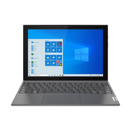 Lenovo IdeaPad Duet 3 10IGL5 82AT - Tablet - with detachable keyboard - Intel Celeron - N4020 / up to 2.8 GHz - Win 11 Home in S mode - UHD Graphics 600 - 4 GB RAM - 128 GB eMMC - 10.3" IPS touchscreen 1920 x 1200 - Wi-Fi 5 - graphite gray - kbd: US