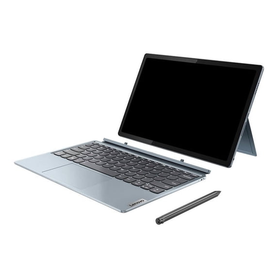 Lenovo IdeaPad Duet 5 12IAU7 82TQ - Tablet - with detachable keyboard - Intel Core i3 - 1215U / up to 4.4 GHz - Win 11 Home - UHD Graphics - 8 GB RAM - 128 GB SSD NVMe - 12.4" LTPS touchscreen 2560 x 1600 (2.5K) - Wi-Fi 6E - stone blue - kbd: US English