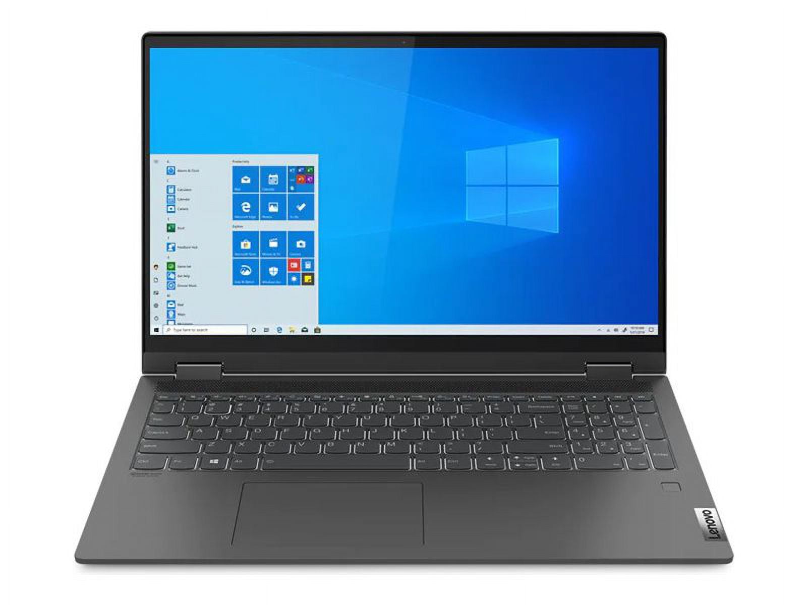 Lenovo IdeaPad Flex 5 15ALC05 82HV - Flip design - AMD Ryzen 7 - 5700U / up to 4.3 GHz - Win 10 Home 64-bit - Radeon Graphics - 16 GB RAM - 512 GB SSD - 15.6" IPS touchscreen 1920 x 1080 (Full HD) - Wi-Fi 5 - graphite gray - kbd: US