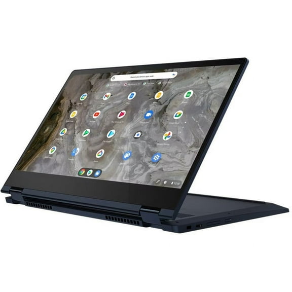 Restored Lenovo IdeaPad Flex 5 Chrome 13ITL6 82M7 - Flip design - Intel Core i3 - 1115G4 / up to 4.1 GHz - Chrome OS - UHD Graphics - 8 GB RAM - 128 GB SSD NVMe - 13.3" IPS touchscreen 1920 x 1080 (Full HD) - Wi-Fi 6 - abyss blue - kbd: US English