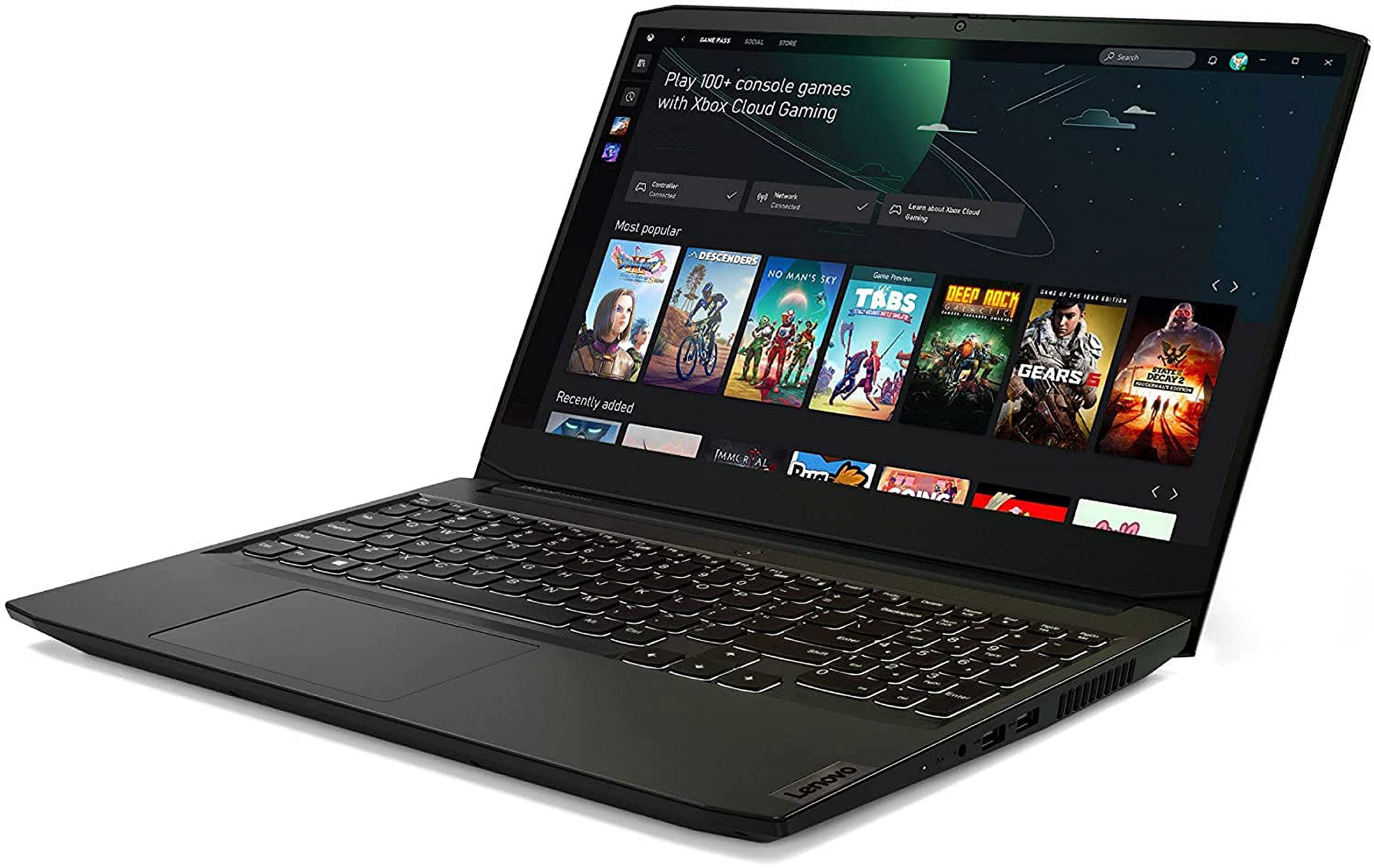 Lenovo IdeaPad Portátil Gaming 3 15, Pantalla FHD de 15,6", AMD Ryzen 5 5600H, NVIDIA GeForce GTX 1650, 16GB RAM, 256GB de Almacenamiento, Windows 10H