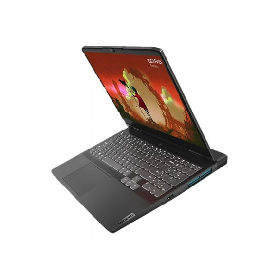 Lenovo IdeaPad Gaming 3 15ARH7 82SB - 180-degree hinge design - AMD Ryzen 7 - 7735HS / up to 4.75 GHz - Win 11 Home - GF RTX 4050 - 16 GB RAM - 512 GB SSD NVMe - 15.6" IPS 1920 x 1080 (Full HD) @ 120 Hz - Gigabit Ethernet - Wi-Fi 6 - onyx gray - kbd: US English