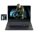thumbnail image 1 of Lenovo IdeaPad Gaming 3 Gaming Laptop, 15.6" FHD 120Hz Display Laptop, AMD Ryzen 5 6600H, 64GB RAM, 4TB PCIe SSD, NVIDIA GeForce RTX 3050, Backlit Keyboard, Win 11, 128GB Hotface Extension Set, 1 of 9