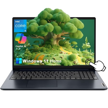 Lenovo IdeaPad Laptop, 15.6" FHD Touchscreen, 13th Gen Intel 10-Core i5-1335U, 24GB RAM, 1TB SSD, Intel Iris Xe Graphics, AI-Copilot, Wi-Fi 6, Windows 11 Home, Abyss Blue