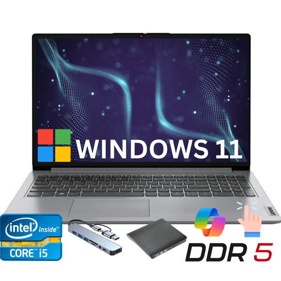 Lenovo IdeaPad Slim 3 15" Laptop, Intel Core i5-1355U , 16GB RAM, 512GB SSD, Windows 11 Home Luna Grey