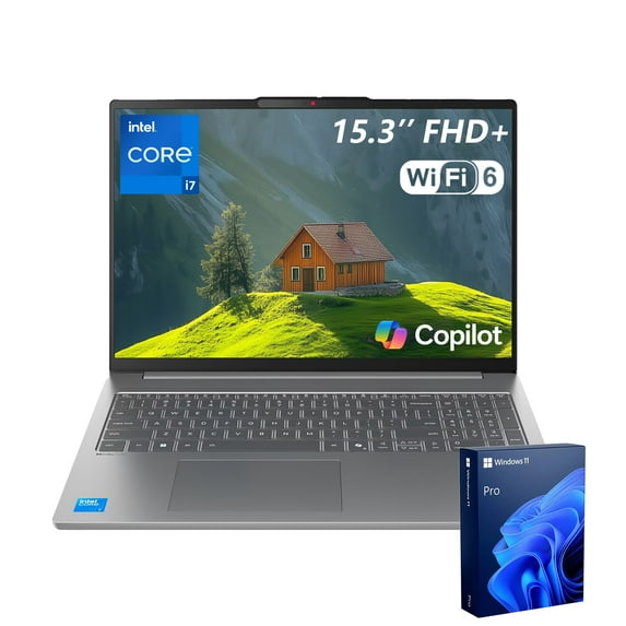 Lenovo IdeaPad Slim 3 Business Laptop, 15.3" FHD+ 1920×1200, Intel Core i7-13620H, 40GB DDR5 RAM, 1TB SSD, Wi-Fi 6, W11P, AI & Copilot Enabled PC, Grey