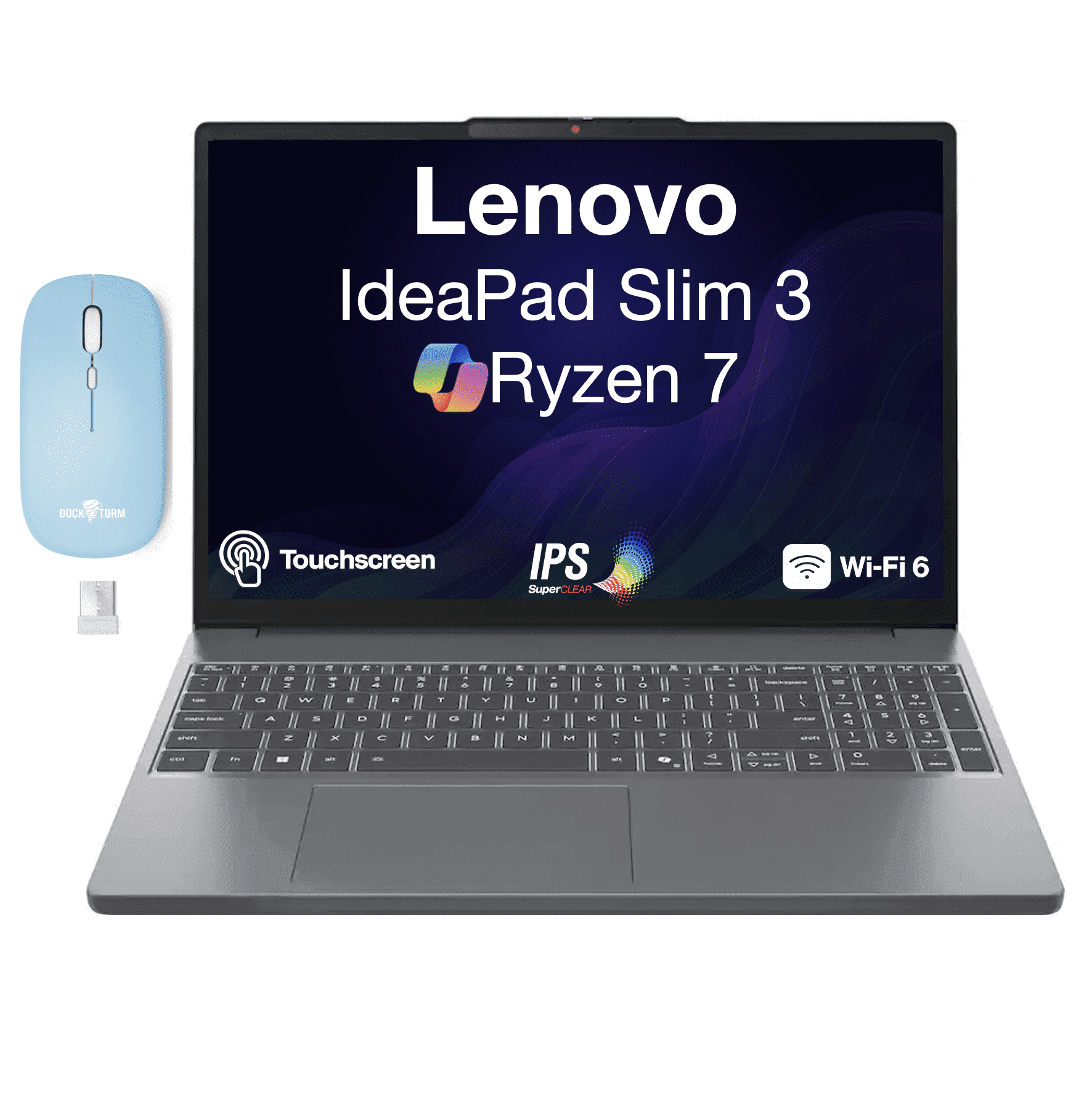 Lenovo IdeaPad Slim3 Ryzen 7 170 32GB DDR5 1TB SSD 15.3in Touch