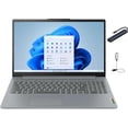 thumbnail image 1 of Lenovo IdeaPad Slim 3i 15.6" FHD Laptop, Intel Processor N100 Processor, 4GB DDR5 RAM, 128 SSD, WiFi 6, Windows 11 Home in S Mode, Copilot AI, Arctic Grey with Mazepoly Accessories, 1 of 7