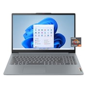 Lenovo IdeaPad Slim 3i 15.6 FHD Touch Laptop, AMD Ryzen 5 7520U, 8GB RAM, 512 SSD, Artic Grey