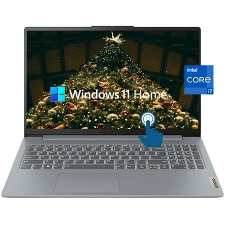 Lenovo IdeaPad Slim 3i AI Copilot Business Laptop, 15.6" FHD Touchscreen, 13th Gen Intel 10-Core i7-1355U, 16GB LPDDR5 RAM, 2TB SSD, Backlit Keyboard, FP Reader, Windows 11 Home