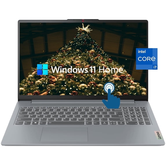 Lenovo IdeaPad Slim 3i AI Copilot Business Laptop, 15.6" FHD Touchscreen, 13th Gen Intel 10-Core i7-1355U, 16GB LPDDR5 RAM, 2TB SSD, Backlit Keyboard, FP Reader, Windows 11 Home