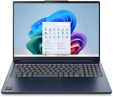 Lenovo IdeaPad Slim 5 Laptop,16" WUXGA 1920x1200 Touchscreen ,AMD Ryzen AI 7 350 ,AMD Radeon 860M , 16 GB DDR5 SDRAM ,512 GB NVMe SSD ,Win11 Pro • WiFi 7 • Backlit Keyboard • 1080p+IR Camera
