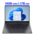 thumbnail image 1 of Lenovo IdeaPad Slim 7 Pro Premium Business Laptop 14" 2880x1800 Touch (400nits, 100% sRGB, Glossy) Intel 4-core i7-11370H 16GB DDR4 1TB SSD Backlit Thunderbolt4 IR Camera Win11, 1 of 8