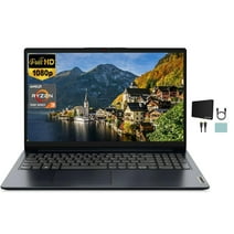 Lenovo Ideapad 1 15.6" FHD Laptop, AMD Ryzen 3 7320U, 8GB RAM, 512GB SSD, Wi-Fi 6, SD Card Reader, Webcam, Windows 11 Home, Abyss Blue with Mazepoly Accessories