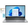thumbnail image 1 of Lenovo Ideapad 1 Home & Business Laptop (AMD Ryzen 7 5700U 8-Core, 15.6" 60Hz Touch Full HD (1920x1080), AMD Radeon, 12GB RAM, 2TB PCIe SSD, Win 11 Home S-Mode) with Microsoft 365 Personal , Hub, 1 of 7